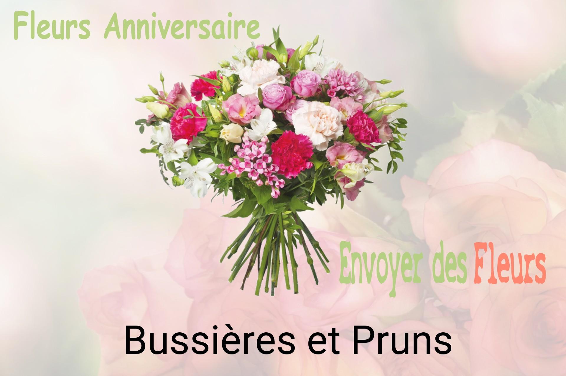 Bouquet de fleurs d’anniversaire livré à Bussières-et-Pruns