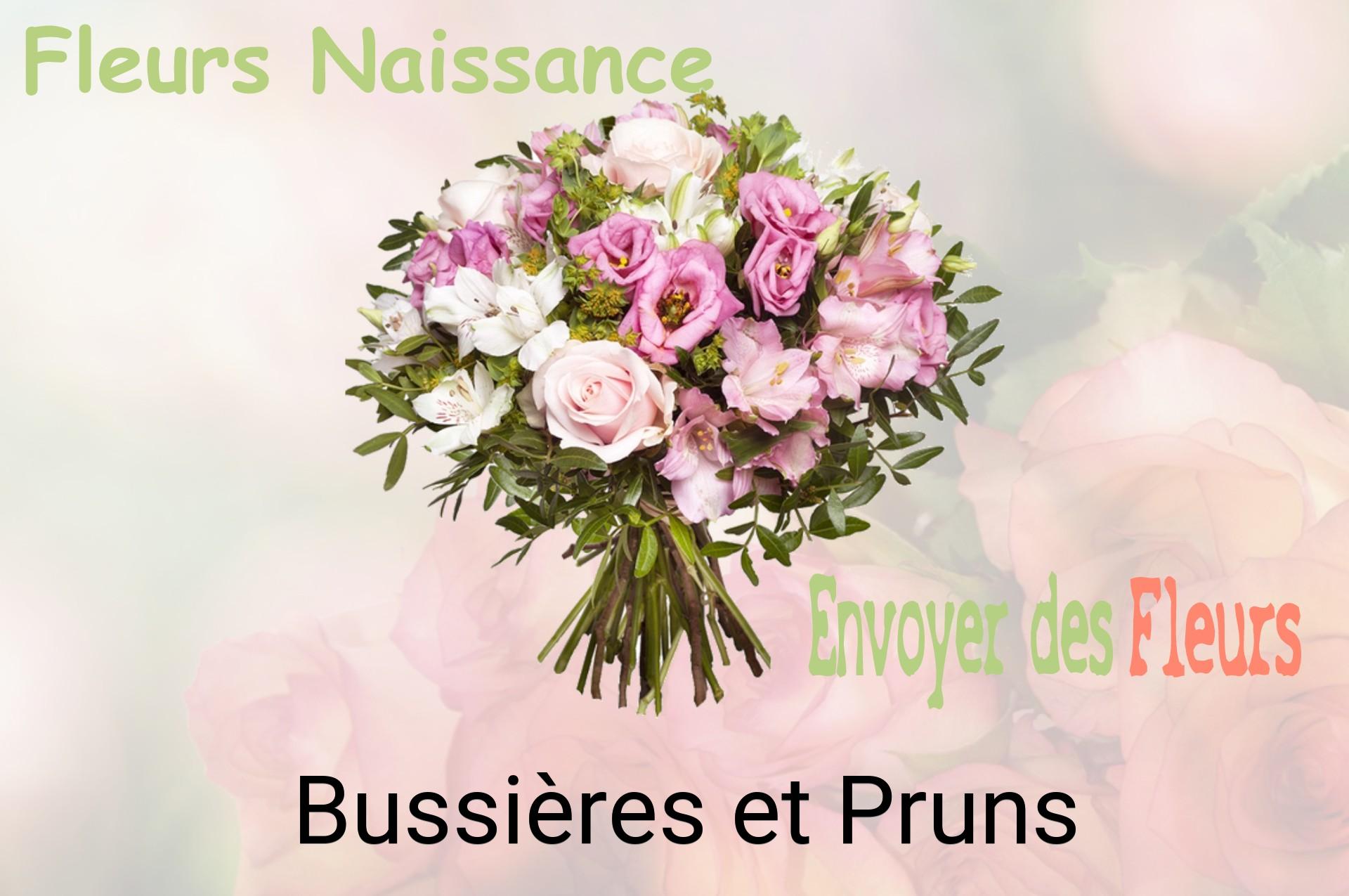 Bouquet de fleurs de naissance livré à Bussières-et-Pruns